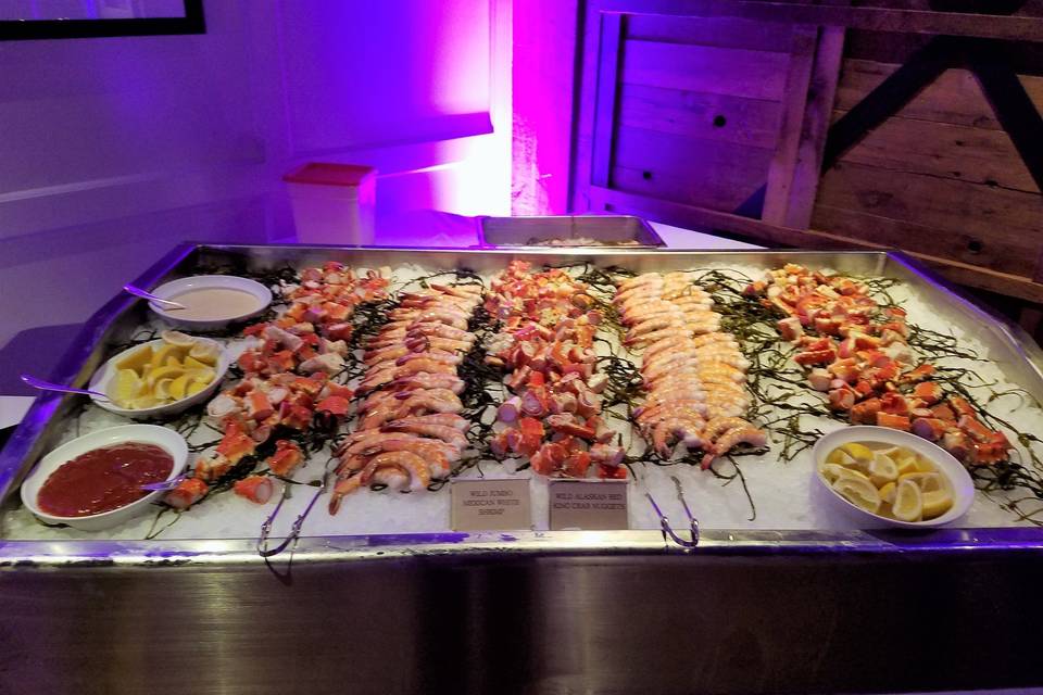Water Grill Raw Bar Example
