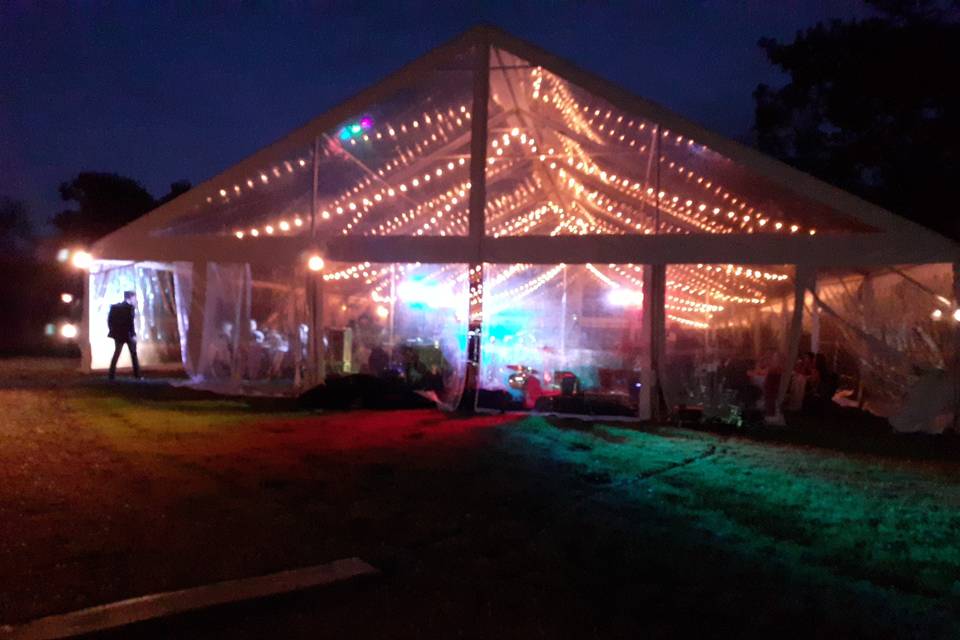 Tent string lights