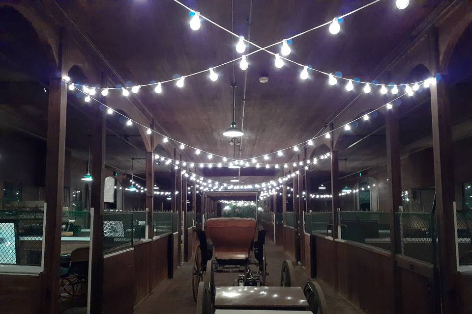 Barn string lights