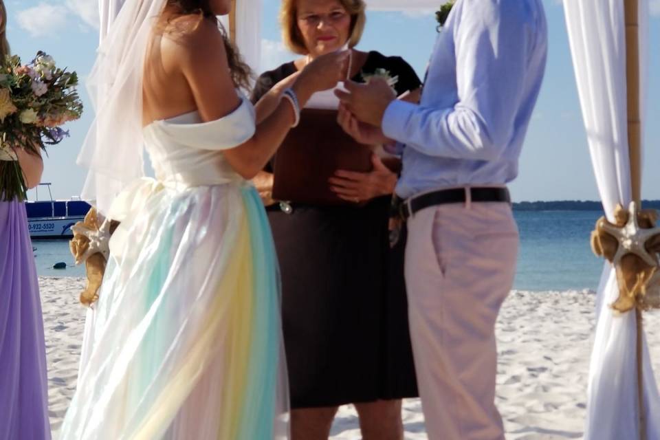 Beach wedding