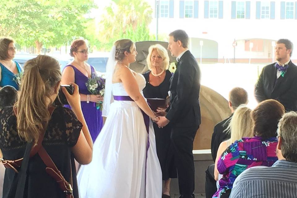 Exchanging vows