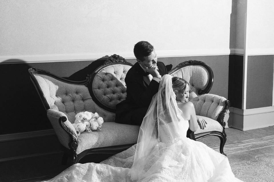 Vintage Bride and Groom
