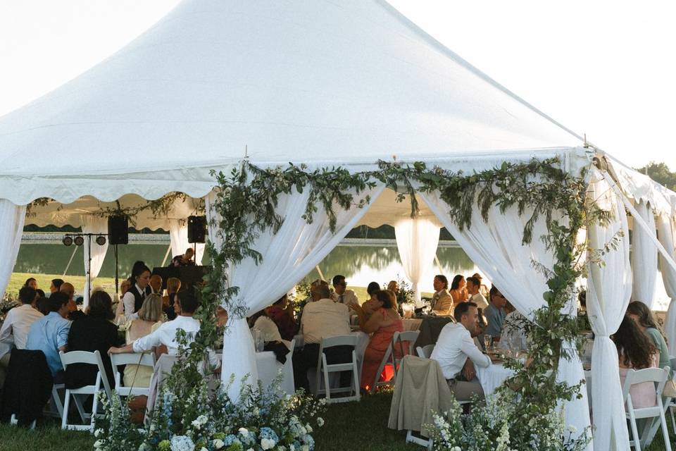 Tented Wedding Reception