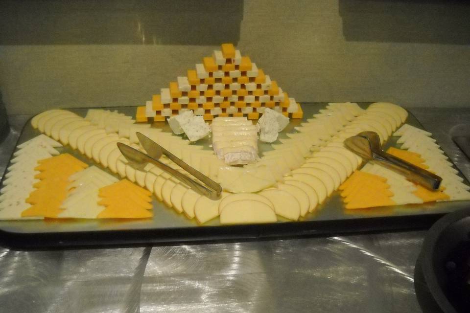 Complimentary Cheese Display