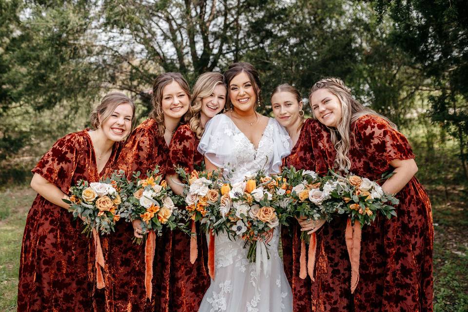 Timeless Texas Bridesmaids