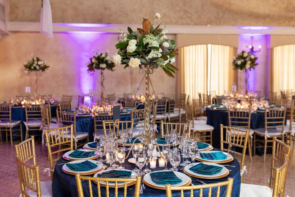 Blue & Gold Decor