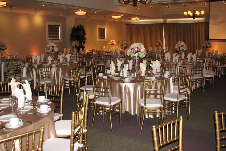 Gold chiavari chairs