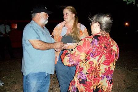 Rain and hail didn't dampen this couple's enthusiasm for their outdoor wedding during Phoenix's monsoon season.