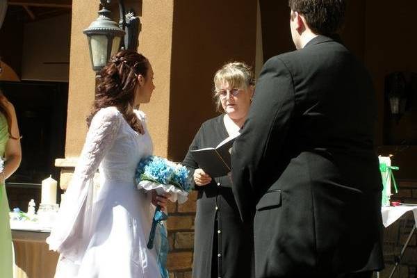 An autumn ceremony in Arizona.