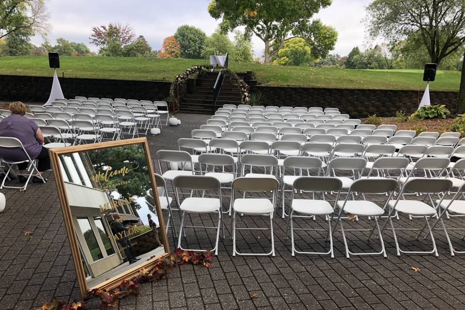 Outdoor ceremony