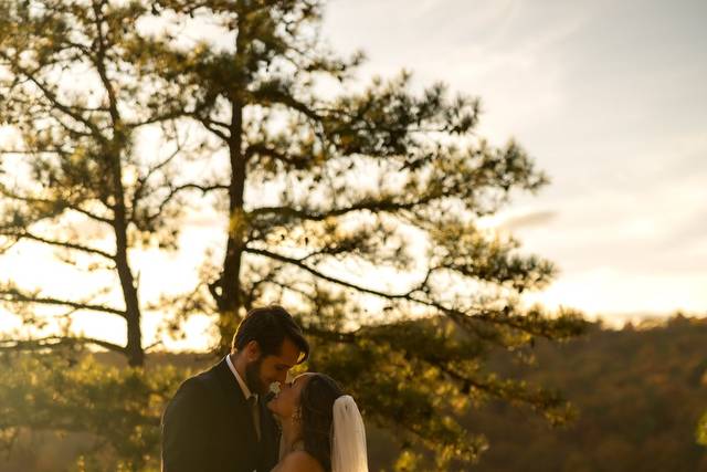 Bride and Groom in Illinois