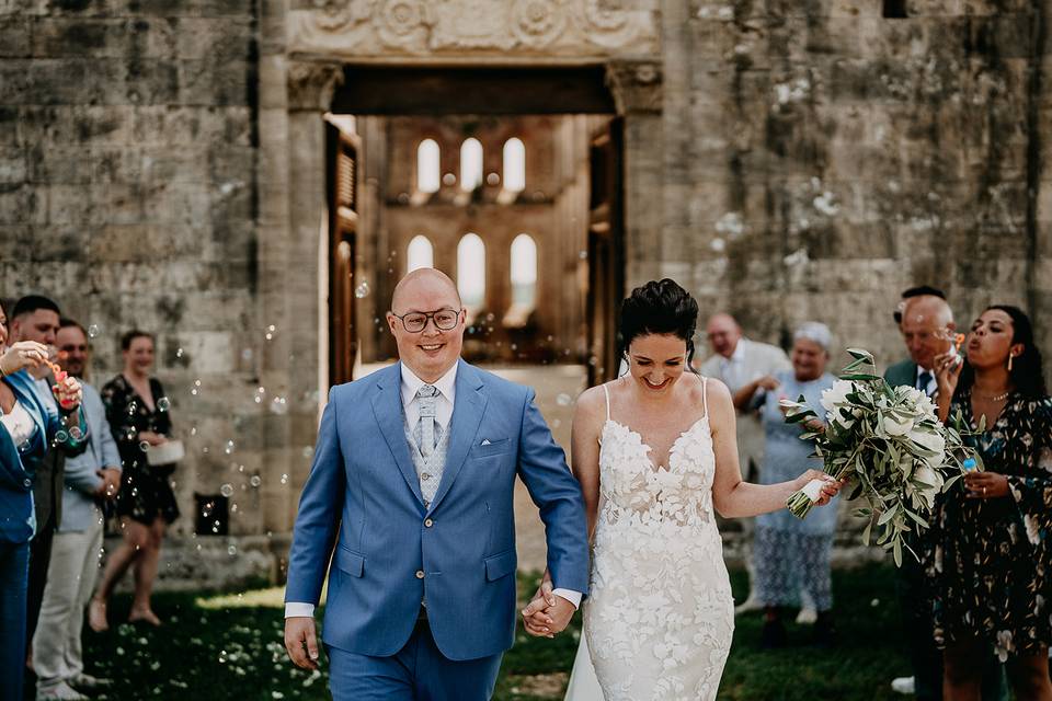 Wedding in San Galgano