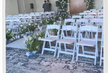 Purple + Royal Blue Wedding