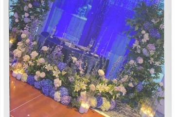 Purple + Royal Blue Wedding