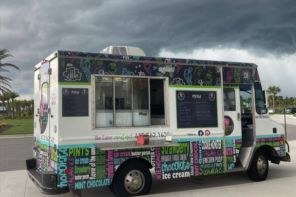The ice cream truck