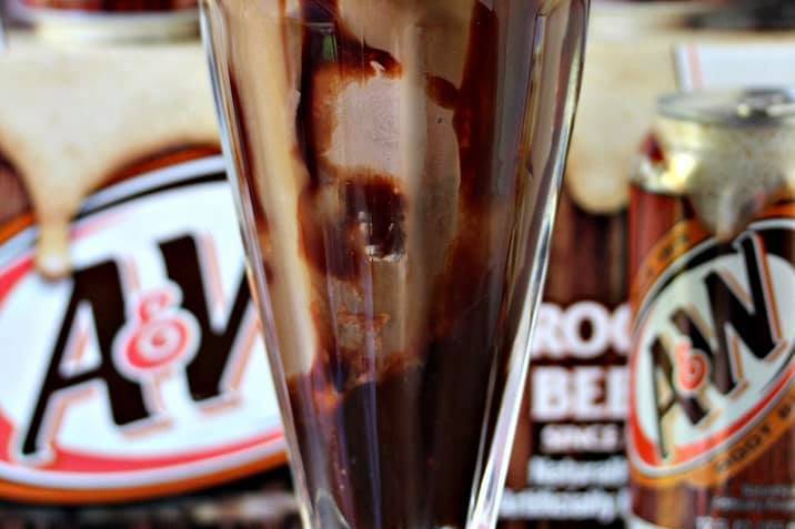 Root beer float