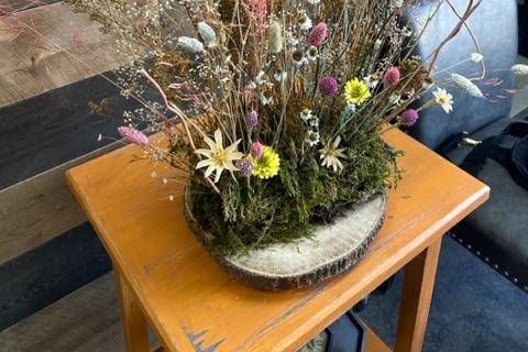 Boho dried flowers