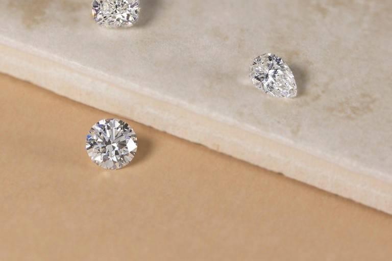 Cushion, Round & Pear diamonds