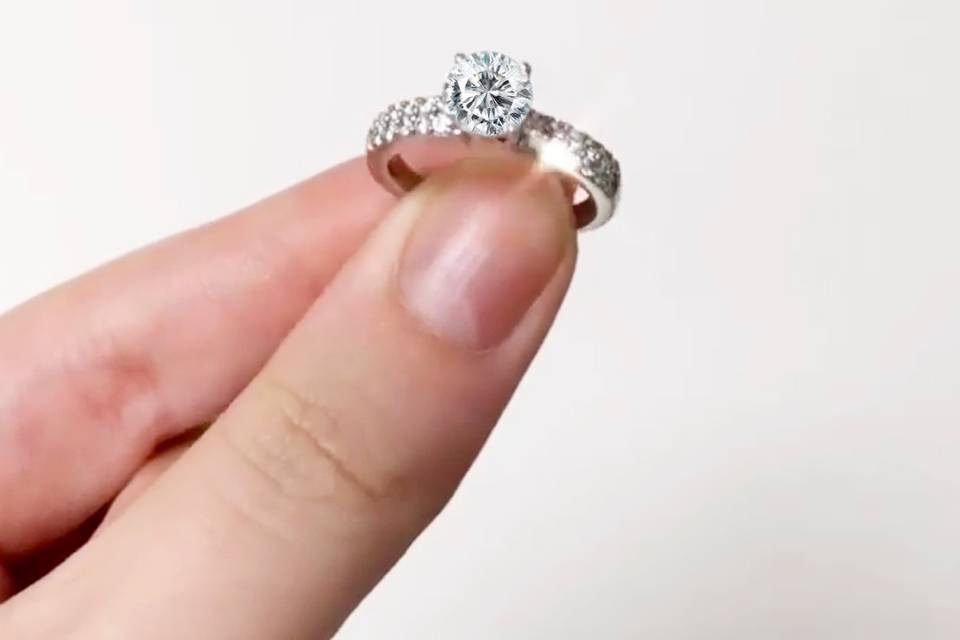 Double Row Diamond Ring