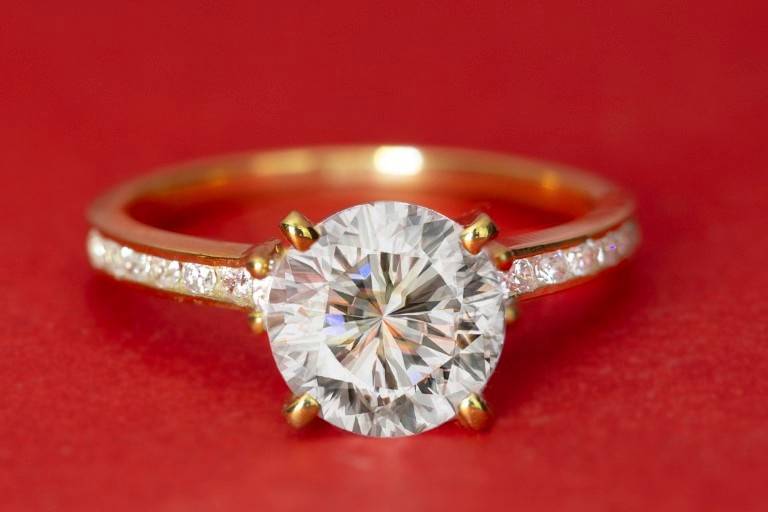 Duet Round Diamond Ring 2cts