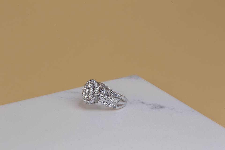 Sunray Lab Diamond Ring