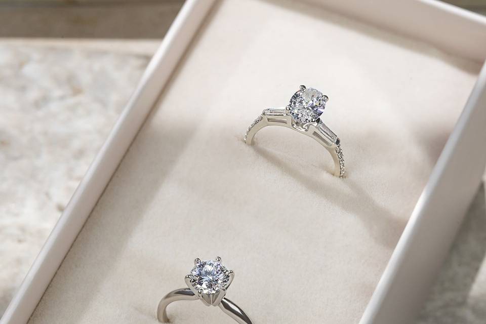 Three Stone & Solitaire Rings