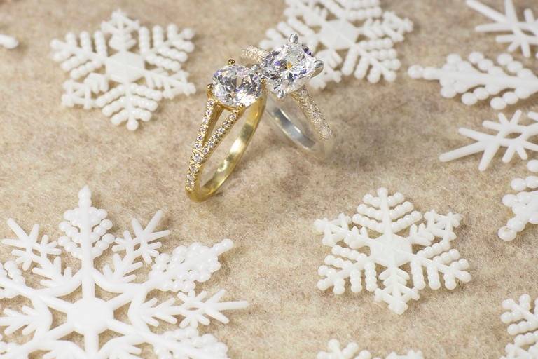 Yellow Gold & White Gold Rings