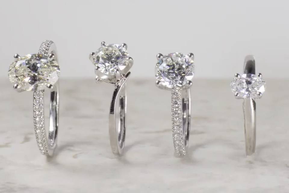4 White Gold Engagement Rings