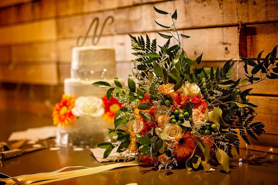 Cake and Flowers