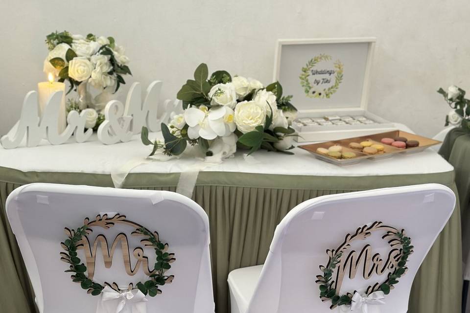 Couples tables: Silver package