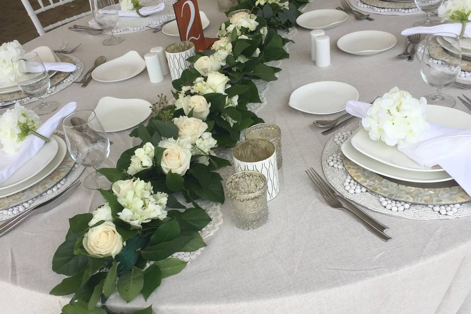 Jamaica: Wedding Table Design