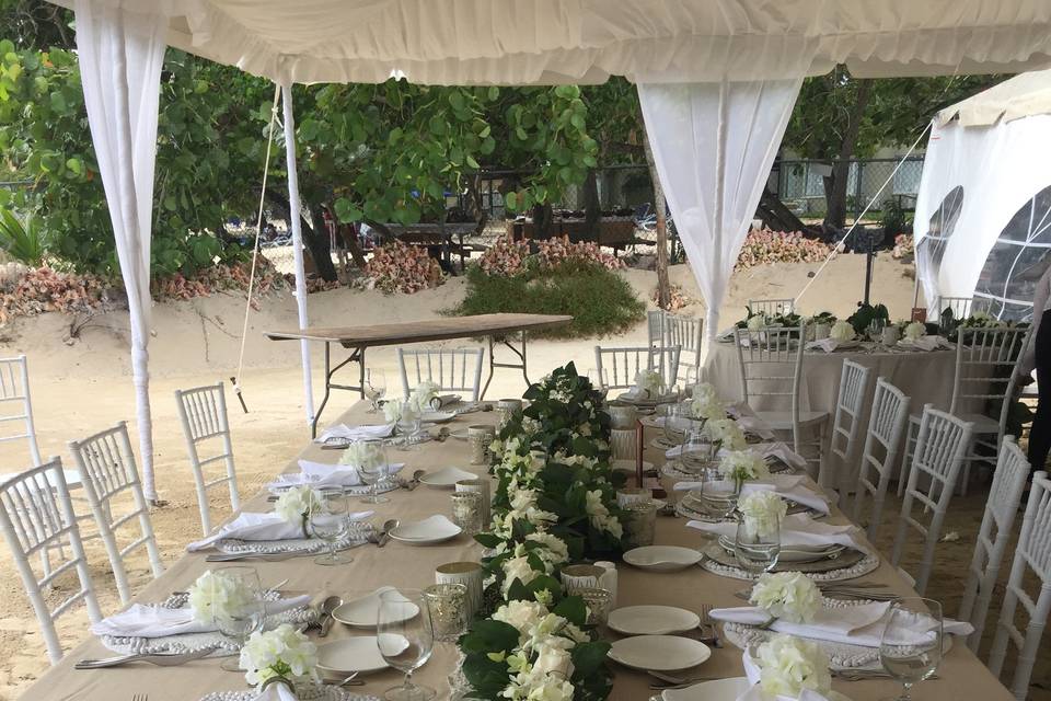 Sandals: Wedding Tables