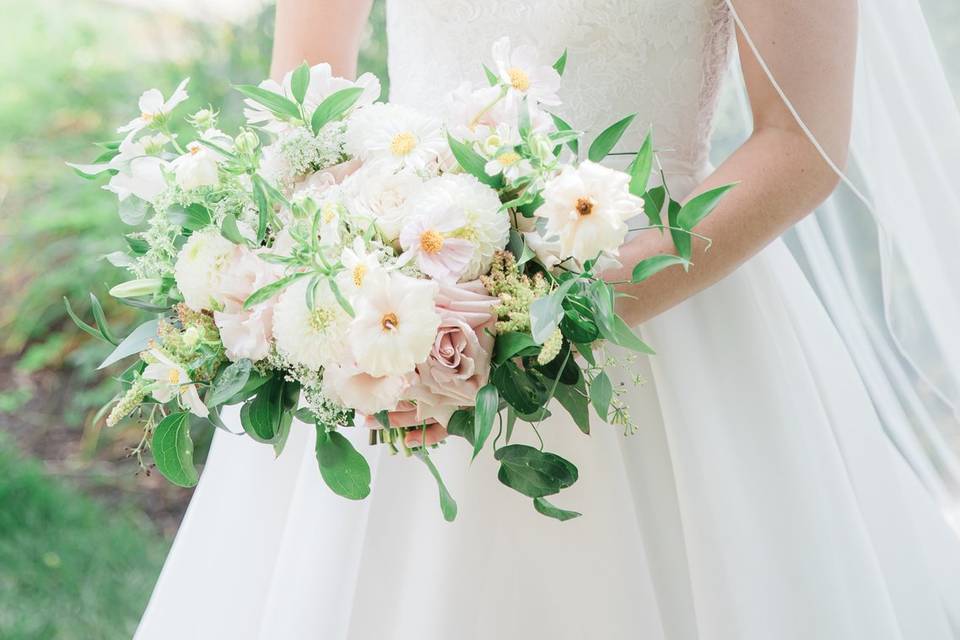 Blush wildflower Bridal