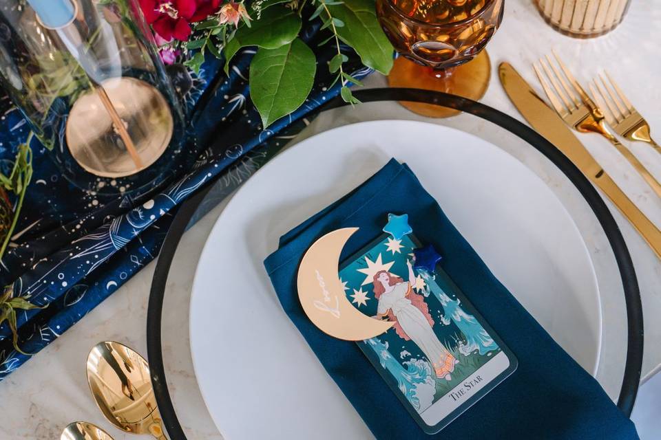 Astrological table-scape