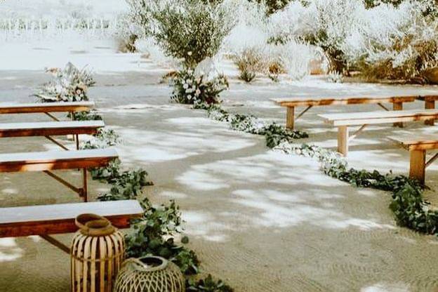 Outdoor ceremony