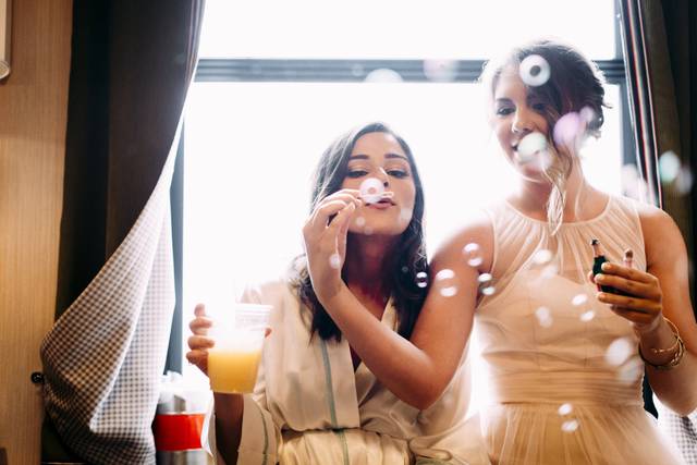 Blowing bubbles