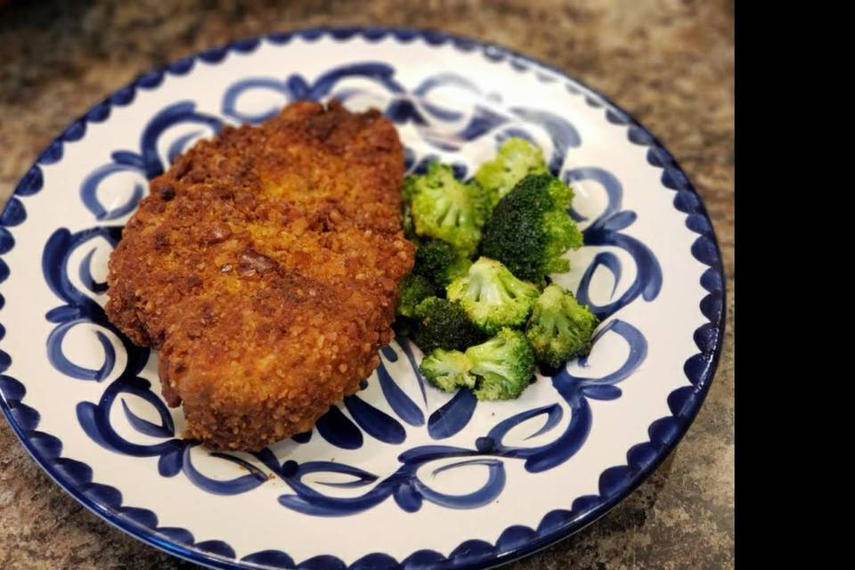 Pretzel Crusted Chicken