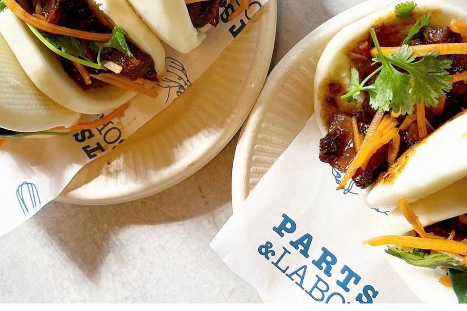 Pulled pork Bao Buns