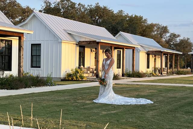 Bride in the Courtyard