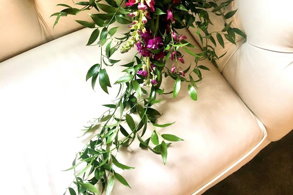 Cascading bouquet