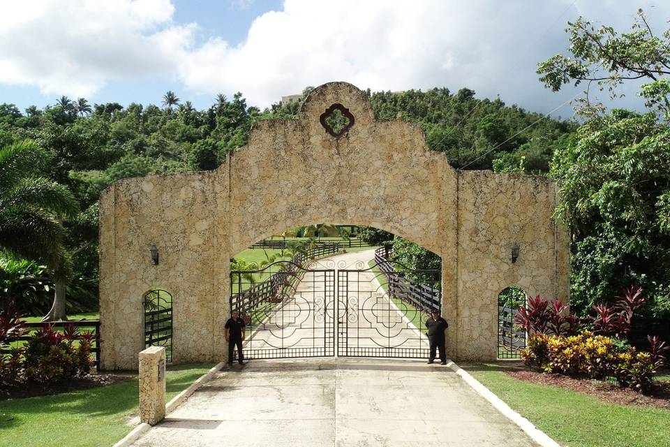 Entrance to the Hacienda