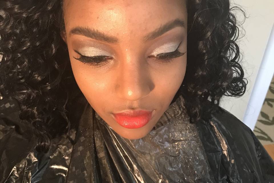 Wedding guest Makeup