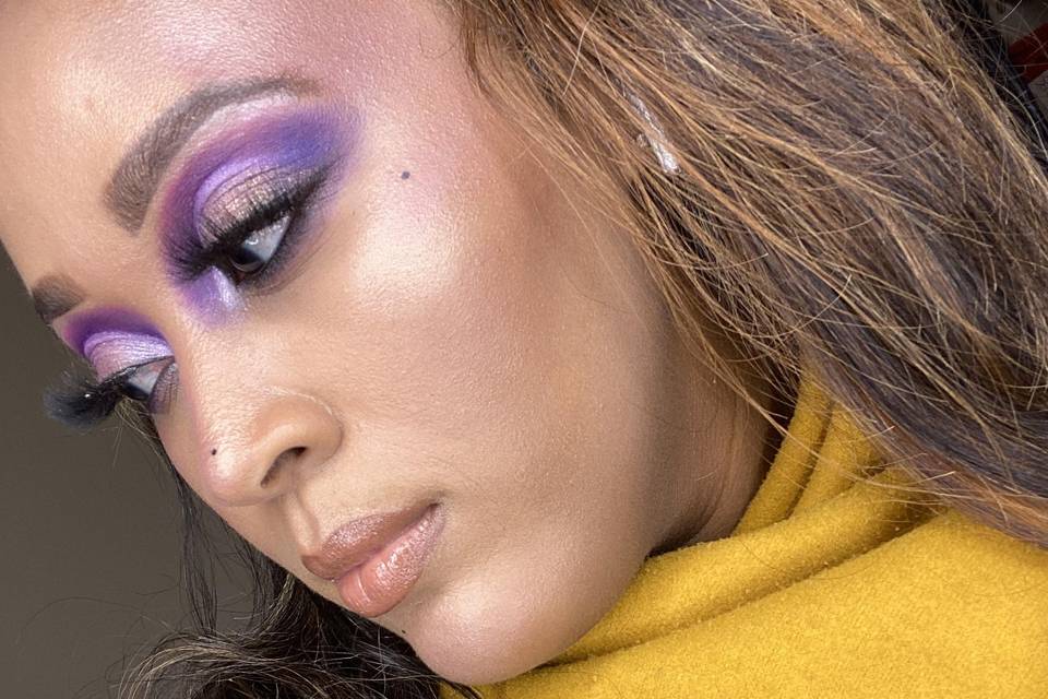 Pop of purple