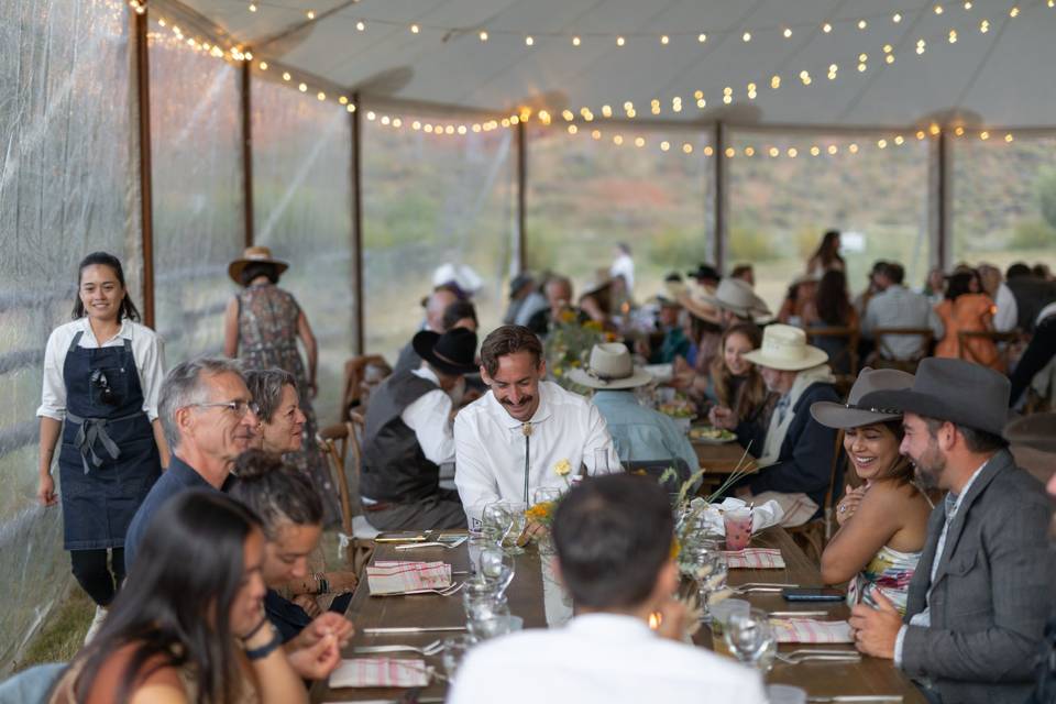 Tented Reception (@homegrownvi