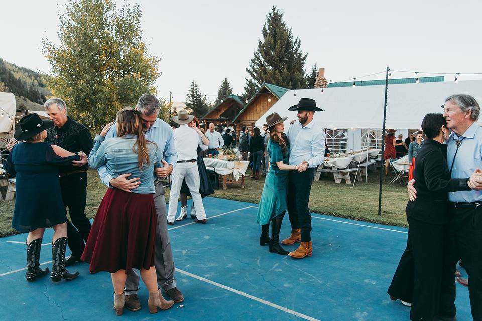 Pickleball Court Dance Floor