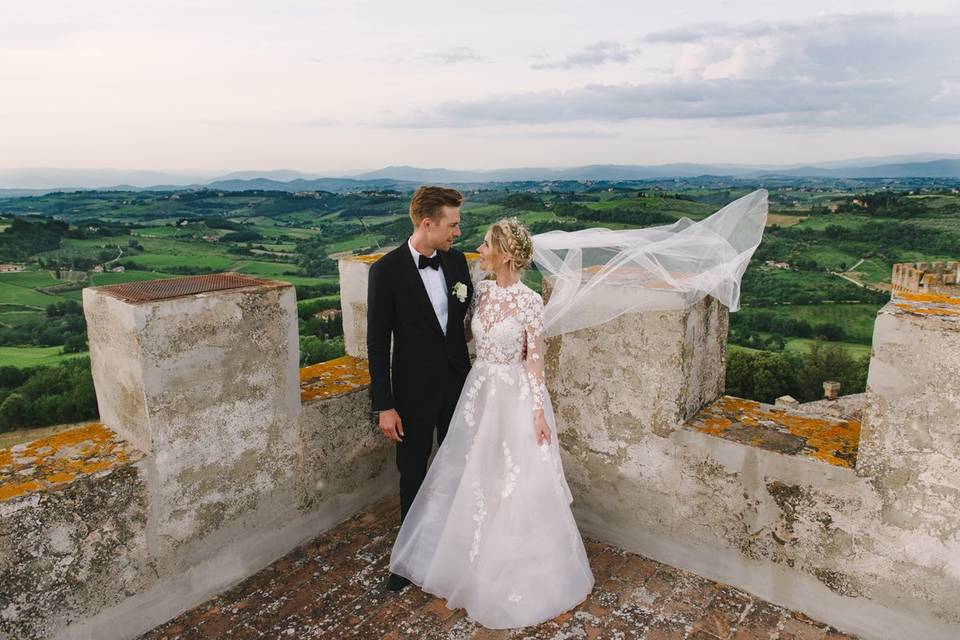 Castle Wedding in Tuscany