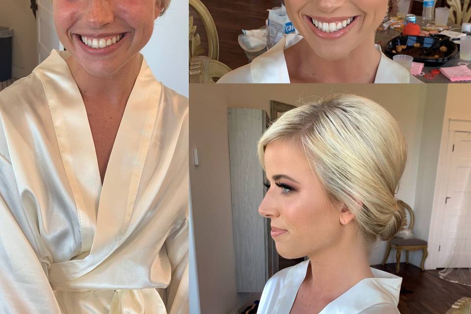 Bridal Trial Before & After