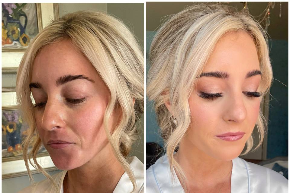 Bridal before & after