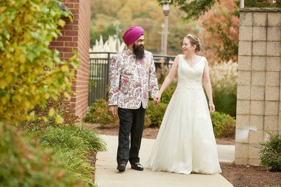 Bride and groom