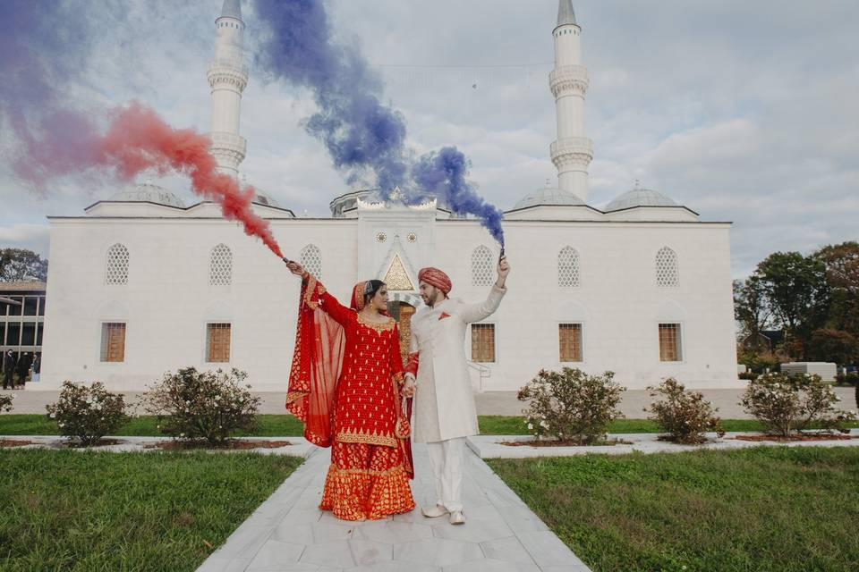 Bride and groom